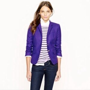 J. Crew Purple Blazer